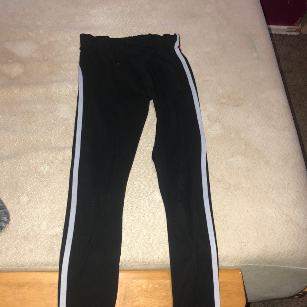 Black, red and white Leggings